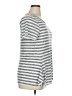 Bobeau Stripes Silver Short Sleeve T-Shirt Size XL - photo 4