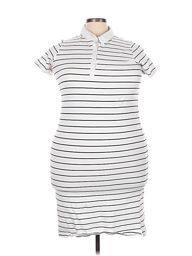 Pre-owned Signature Casual Dress In White