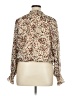 Ophelia Roe 100% Polyester Floral Ivory Long Sleeve Blouse Size 1X - photo 2