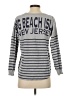 Exist 100% Cotton Gray Long Sleeve T-Shirt Size S - photo 2