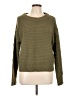 Woven Heart 100% Acrylic Solid Green Pullover Sweater Size L - photo 1