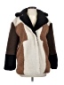 Steve Madden 100% Polyester Color Block Brown Coat Size XS - photo 1