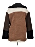 Steve Madden 100% Polyester Color Block Brown Coat Size XS - photo 2