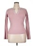 Liz & Co. 100% Cotton Pink Pullover Sweater Size L - photo 1