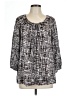 Dana Buchman 100% Polyester Gray 3/4 Sleeve Blouse Size L - photo 1