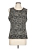 Croft & Barrow 100% Nylon Black Sleeveless Blouse Size L - photo 1