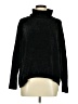 Time and Tru 100% Polyester Metallic Black Turtleneck Sweater Size M - photo 1