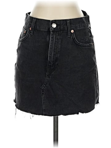 MNG Denim Skirt (view 1)