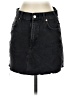 MNG 100% Cotton Black Denim Skirt Size S - photo 1