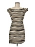HOT GAL Stripes Tan Casual Dress Size M - photo 1