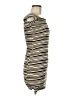HOT GAL Stripes Tan Casual Dress Size M - photo 4