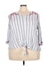 Absolutely Famous 100% Rayon Gray Cardigan Size 2X - photo 1