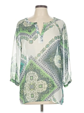 Adiva 3/4 Sleeve Blouse (view 1)