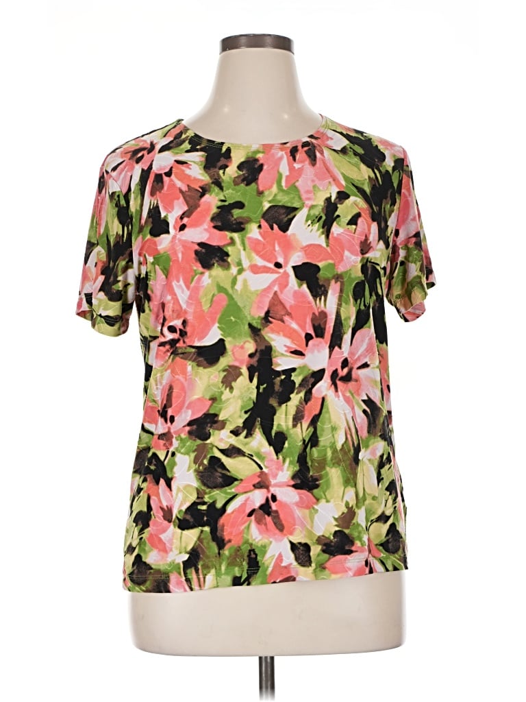 Pre-owned Jm Collection Short Sleeve T-shirt In Pink