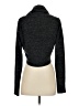 CAbi Metallic Black Turtleneck Sweater Size S - photo 2