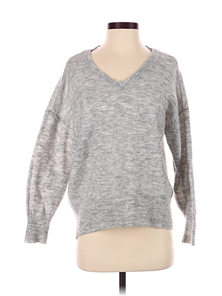 Pre-owned Vero Moda Pullover Sweater In Gray