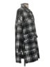 Hyfve 100% Polyester Plaid Black Coat Size S - photo 4