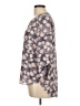 Daniel Rainn 100% Polyester Floral Purple Gray 3/4 Sleeve Blouse Size L (petite) - photo 5