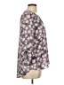 Daniel Rainn 100% Polyester Floral Purple Gray 3/4 Sleeve Blouse Size L (petite) - photo 4