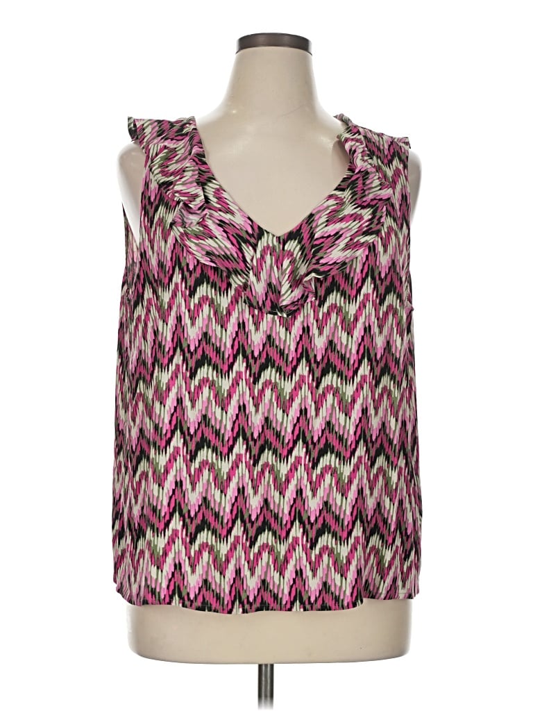 Ann Taylor Loft Sleeveless Blouse In Pink