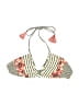 Vince Camuto Print Ivory Swimsuit Top Size M - photo 1