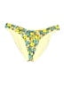 L Space Floral Yellow Swimsuit Bottoms Size XL - photo 1