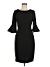 DKNY Solid Black Cocktail Dress Size 8 - photo 1