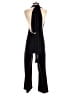 Shein Solid Black Jumpsuit Size 4 - photo 2