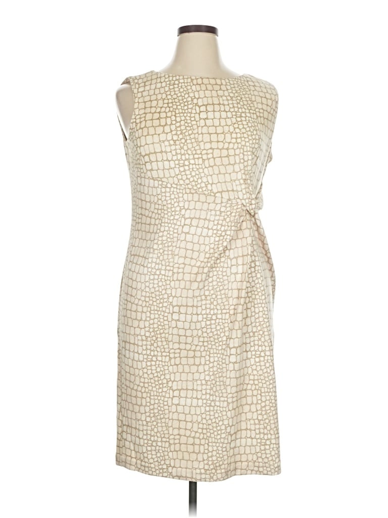 Pre-owned J. Mclaughlin Cocktail Dress In White