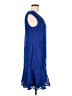Connected Apparel 100% Polyester Blue Cocktail Dress Size 12 - photo 4