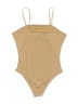 Miss Sparkling 100% Polyester Tan Bodysuit Size L - photo 2