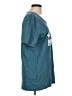 Bella + Canvas Teal Short Sleeve Henley Size L - photo 5