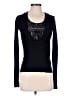 Givenchy 100% Viscose Black Long Sleeve Top Size XS - photo 1