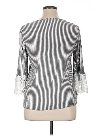 Moa Moa 3/4 Sleeve Blouse (view 2)