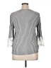 Moa Moa 100% Rayon Gray 3/4 Sleeve Blouse Size 1X - photo 2