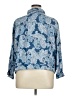 Ruby Rd. 100% Tencel Paisley Blue Long Sleeve Blouse Size XL (petite) - photo 2