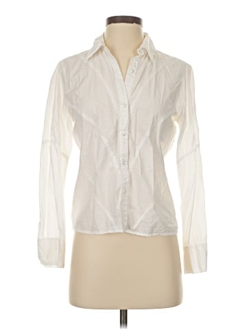 Ecru Long Sleeve Blouse (view 1)