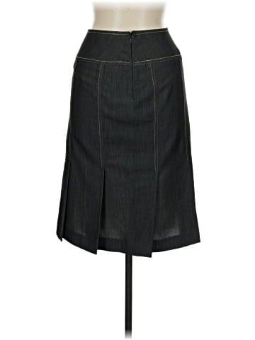 Albert Nipon Denim Skirt (view 2)
