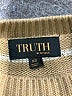 TRUTH BY REPUBLIC Stripes Tan Turtleneck Sweater Size XS - photo 7