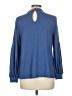 Studio 1886 Blue Long Sleeve Blouse Size M - photo 2