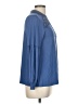 Studio 1886 Blue Long Sleeve Blouse Size M - photo 4