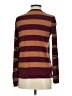 Assorted Brands Stripes Burgundy Pullover Sweater Size S - photo 2