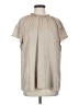 Express 100% Polyester Tan Short Sleeve Blouse Size XS - photo 1