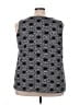 Maggie Barnes for Catherines Print Black Sleeveless Top Size 2X - photo 2