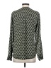 Express 100% Polyester Green Long Sleeve Blouse Size S - photo 2