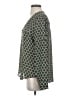 Express 100% Polyester Green Long Sleeve Blouse Size S - photo 5