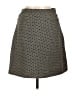 Talbots 100% Polyester Houndstooth Black Casual Skirt Size 10 - photo 2