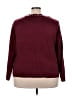 Lane Bryant Burgundy Pullover Sweater Size 26 - 28 Plus - photo 2