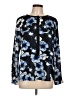 Lord & Taylor 100% Polyester Blue Long Sleeve Blouse Size L (petite) - photo 1