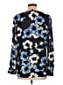 Lord & Taylor 100% Polyester Blue Long Sleeve Blouse Size L (petite) - photo 2